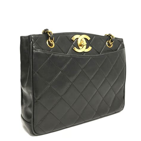 chanel shoulder shopping bag|chanel shoulder bag vintage.